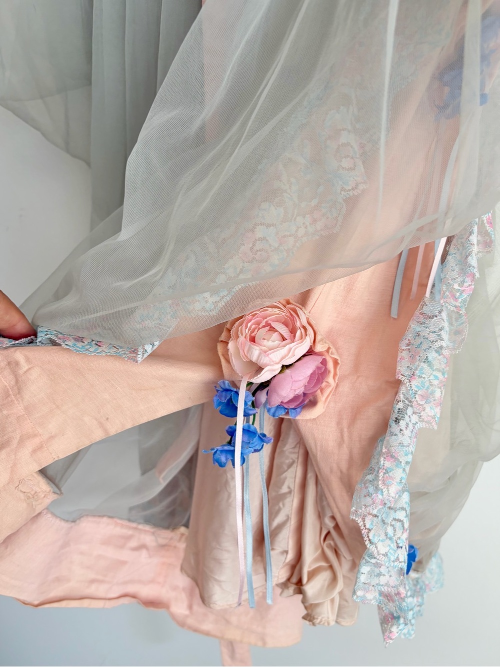 Vintage Fairycore Marie Antoinette Rococo Professional Theatrical Costume S - Picture 8 of 11